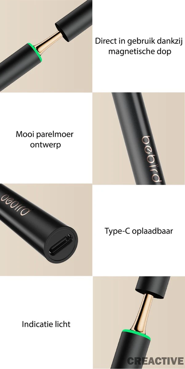 Creactive® - BeBird® T15 - Oorreiniger Otoscoop Oorsmeer En Acne Verwijderaar - Oorreiniging Met Camera, Lamp En App Op Smartphone - Veilig, Comfortabel, Makkelijk En Zuiver - Oorspuit Spiraalvormig 6 Creactive® - BeBird® T15 - Oorreiniger Otoscoop Oorsmeer En Acne Verwijderaar - Oorreiniging Met Camera, Lamp En App Op Smartphone - Veilig, Comfortabel, Makkelijk En Zuiver - Oorspuit Spiraalvormig - Afbeelding 4