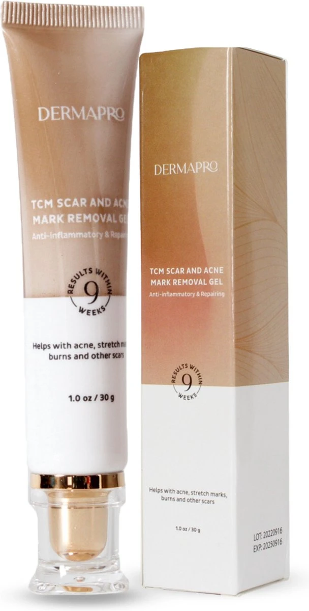 Dermapro Littekencrème 2 Pack- Vermindert Zichtbaarheid Van Littekens – Acné En Striae Littekens - Herstelt De Huid - Litteken Crème Tube 30ml 3 Dermapro Littekencrème 2 Pack- Vermindert Zichtbaarheid Van Littekens – Acné En Striae Littekens - Herstelt De Huid - Litteken Crème Tube 30ml