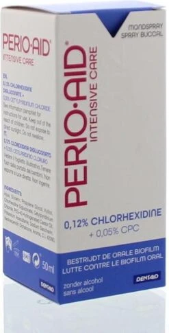 PerioAid Mondspray Intensive Care 50 Ml 25 PerioAid Mondspray Intensive Care 50 Ml -Zelfzorg Winkel 611x1200