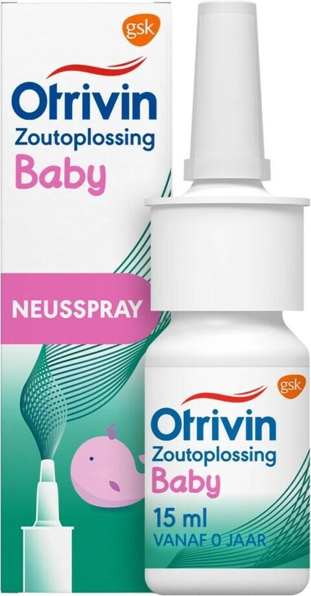 Otrivin Baby Zoutoplossing Neusspray Bij Verstopte Neus 15 Ml 4 Otrivin Baby Zoutoplossing Neusspray Bij Verstopte Neus 15 Ml - Afbeelding 2