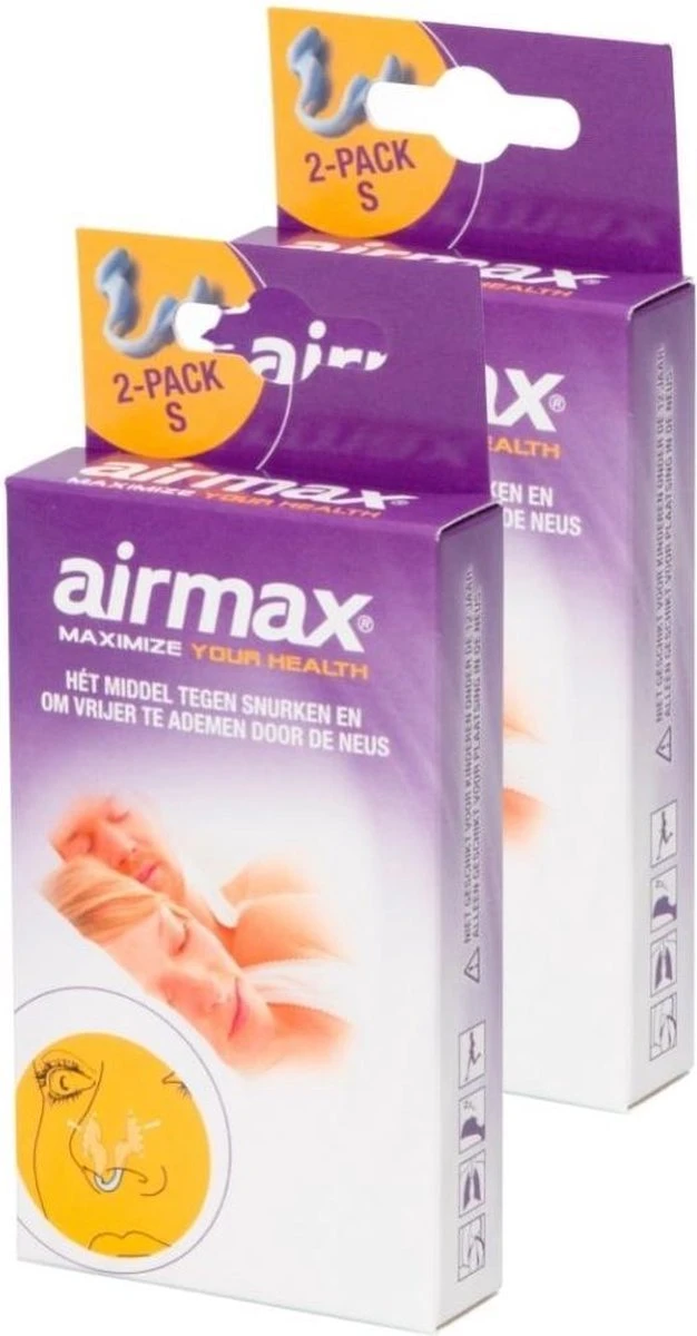 2 Verpakkingen Airmax Neusspreider Vermindert Snurken En Ter Verbetering Van De Neusademhaling, Small 2 Stuks. 5 2 Verpakkingen Airmax Neusspreider Vermindert Snurken En Ter Verbetering Van De Neusademhaling, Small 2 Stuks. - Afbeelding 3