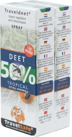 Travelsafe DEET 50% - 2-Pack - Spray 60ml