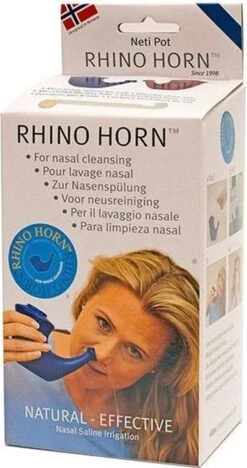 Rhino Horn - Blauw - Neusspoeler