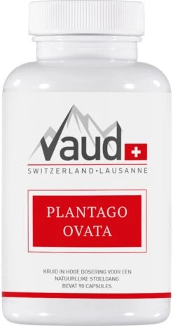 Vaud | Plantago Ovata | Natuurlijke Stoelgang | Natuurlijk Laxeermiddel | Laxeer | 90 Veganistische Capsules