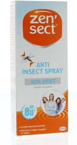 ZENSECT - Insecten Bescherming Spray 40% DEET 60ml -Zelfzorg Winkel 636x1200