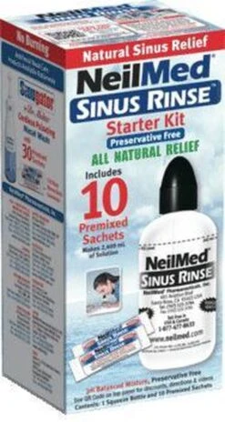 NeilMed - Neusdouche - Sinus Rinse Startpakket - Verkouden Verstopte Neus Hooikoorts