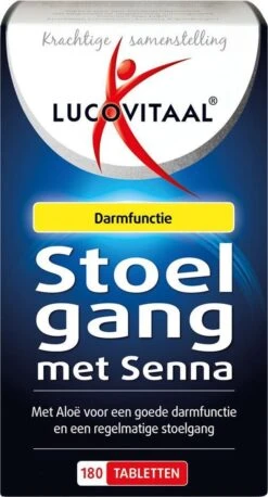 Lucovitaal Stoelgang Met Senna Darmfloramiddel Voedingssupplementen - 180 Tabletten -Zelfzorg Winkel 647x1200