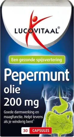 Lucovitaal Pepermuntolie 200 Mg - 30 Capsules -Zelfzorg Winkel 649x1200 4
