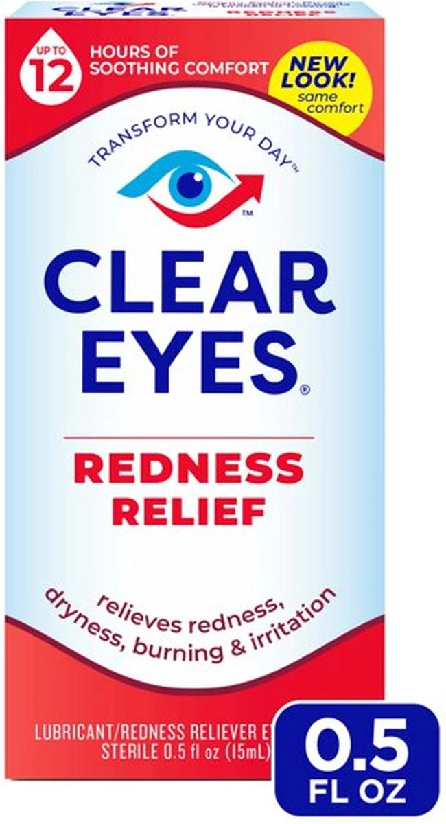 Clear Eyes Redness Relief XL - Oogdruppels Tegen Rode Ogen, Geïrriteerde Ogen & Brandende Ogen!(15ML) 4 Clear Eyes Redness Relief XL - Oogdruppels Tegen Rode Ogen, Geïrriteerde Ogen & Brandende Ogen!(15ML) - Afbeelding 2
