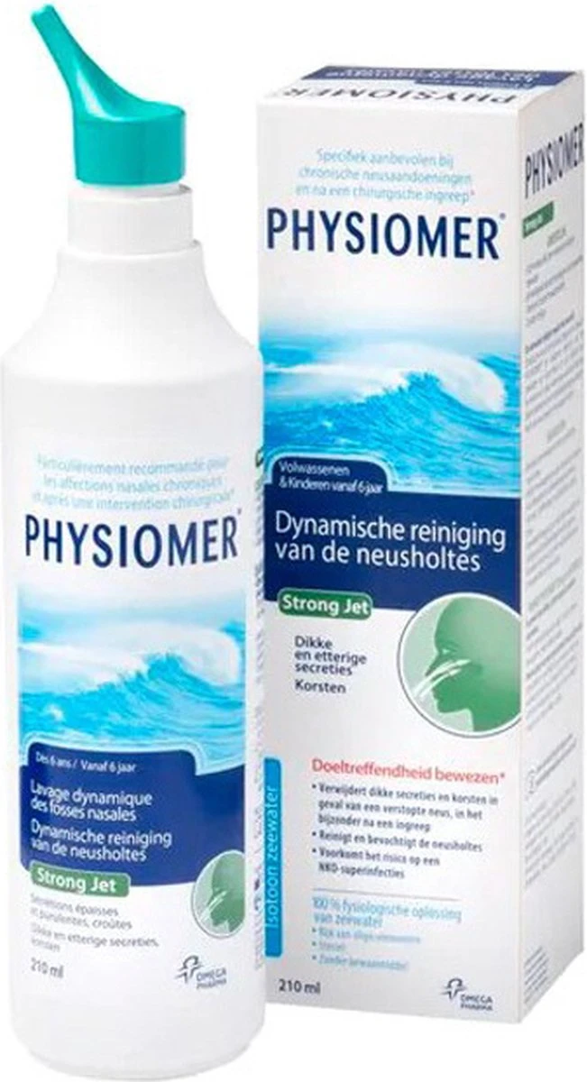 Physiomer Strong Jet - Neusspray - 210ml 4 Physiomer Strong Jet - Neusspray - 210ml - Afbeelding 2