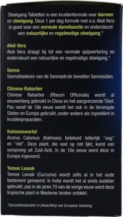 Lucovitaal Stoelgang Met Senna Darmfloramiddel Voedingssupplementen - 180 Tabletten -Zelfzorg Winkel 679x1200 1