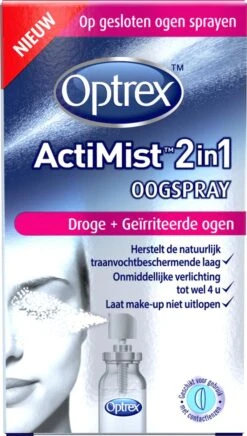 Optrex ActiMist 2in1 Oogspray - Droge En Geïrriteerde Ogen - 10 Ml