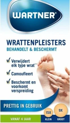 Wartner Wrattenpleisters - Behandelt En Beschermt Bij Wratten - Wrattenbehandeling - 24 Stuks -Zelfzorg Winkel 685x1200 1