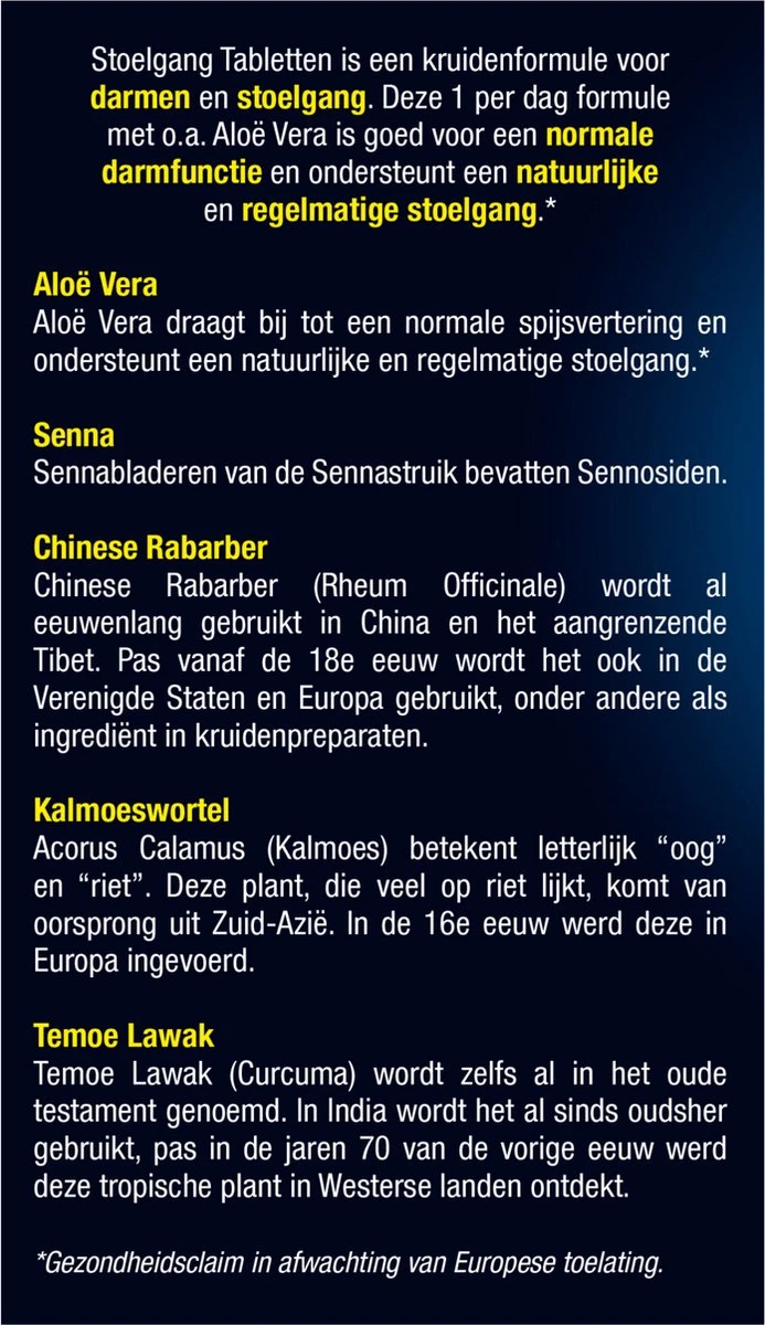 Lucovitaal Stoelgang Met Senna 60 Tabletten 13 Lucovitaal Stoelgang Met Senna 60 Tabletten - Afbeelding 11