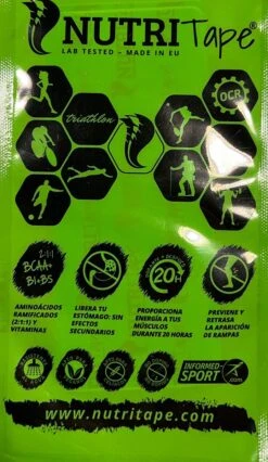 Nutritape - Sportpleisters - Pleisters - 2 Stuks - Aminozuren - Betere Sportresultaten - Minder Krampen -Zelfzorg Winkel 695x1200