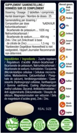 Lucovitaal Zuur Base 50 Tabletten -Zelfzorg Winkel 697x1200