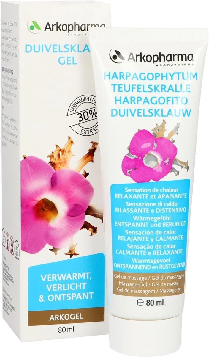 Arkopharma Duivelsklauw - 80 Ml - Gewrichten Gel 4 Arkopharma Duivelsklauw - 80 Ml - Gewrichten Gel - Afbeelding 2