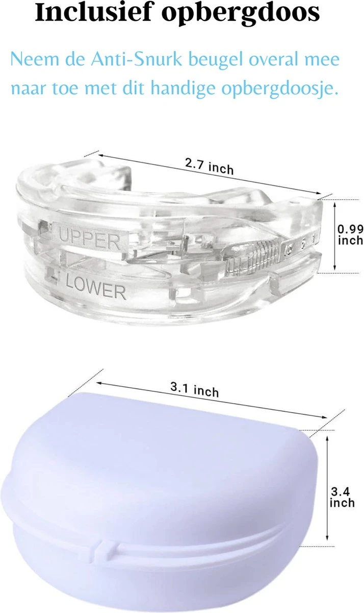 Anti Snurk Beugel - Anti Snurk Bitje - Speciaal Voor Zware Snurkers - Anti Knarsen - Knarsbitje - Gebitsbeschermer - Anti Snurk Producten - Anti Snurk Middel - Anti Snurkbeugel - Snore - Snoring 4 Anti Snurk Beugel - Anti Snurk Bitje - Speciaal Voor Zware Snurkers - Anti Knarsen - Knarsbitje - Gebitsbeschermer - Anti Snurk Producten - Anti Snurk Middel - Anti Snurkbeugel - Snore - Snoring - Afbeelding 2