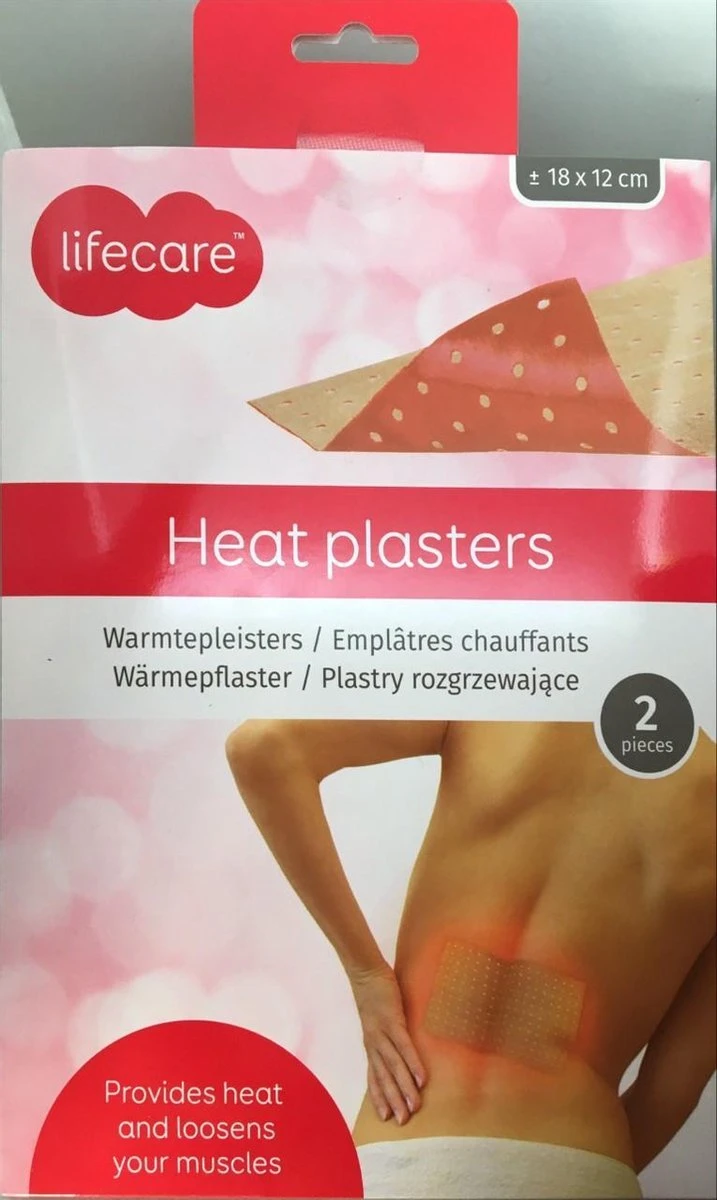 Warmte Pleister | Stijve Spieren | Stijve Nek | Warmtepleister | Rekbaar | Spier Pleister | 18 X 12 CM | 2 Stuks 3 Warmte Pleister | Stijve Spieren | Stijve Nek | Warmtepleister | Rekbaar | Spier Pleister | 18 X 12 CM | 2 Stuks