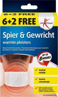 Lucovitaal Warmtepleister Nek & Schouder 8 Stuks