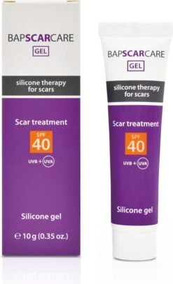 BAPSCARCARE Siliconengel Met UV Bescherming | Littekencrème | Vermindert Zichtbaarheid Littekens En Littekenklachten