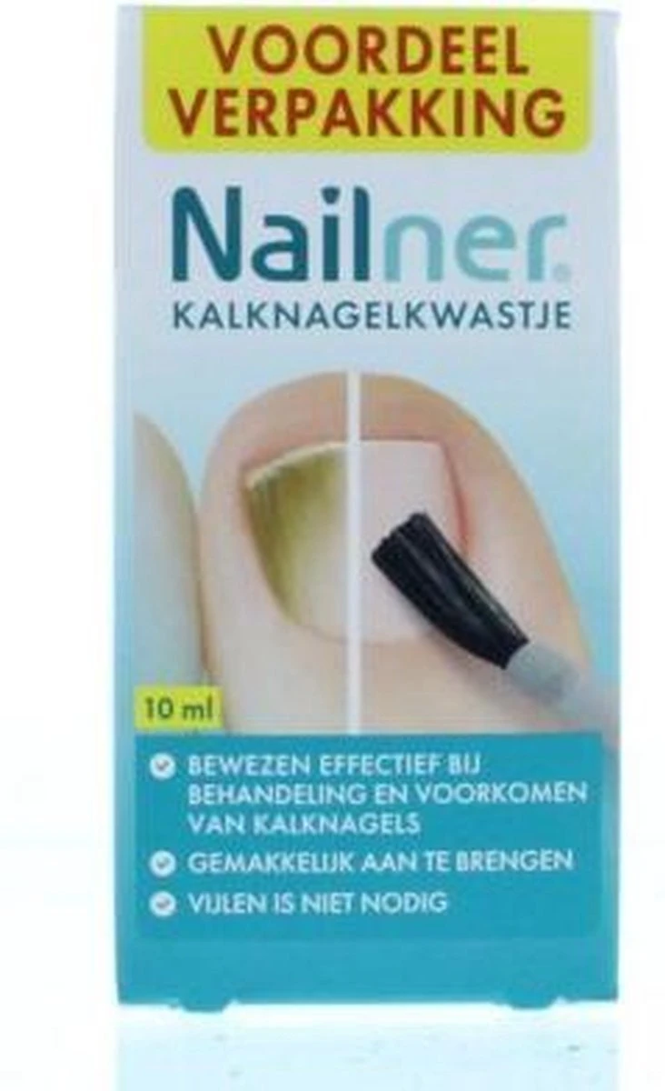 Nailner Kalknagelkwastje 2 In 1 10 Ml 4 Nailner Kalknagelkwastje 2 In 1 10 Ml - Afbeelding 2