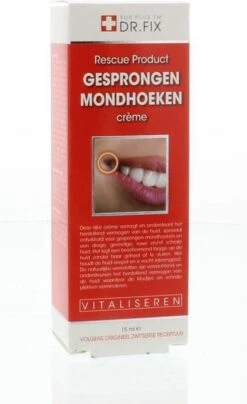 Dr. Fix Kapotte Mondhoeken Crème - 15 Ml - Mondhoeken Crème