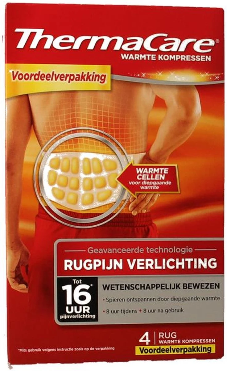 Thermacare - Rugpijn Verlichting Warmte Kompres - Voordeelverpakking 10 Thermacare - Rugpijn Verlichting Warmte Kompres - Voordeelverpakking - Afbeelding 8
