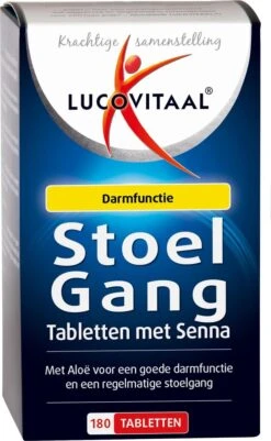 Lucovitaal Stoelgang Met Senna Darmfloramiddel Voedingssupplementen - 180 Tabletten -Zelfzorg Winkel 739x1200