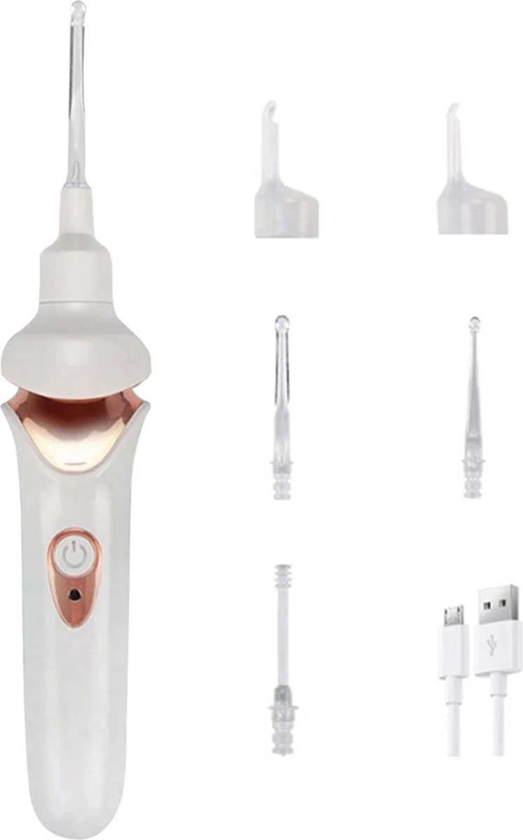 Professionele Elektrische Oorreiniger - Oorsmeer Verwijderaar – Zacht & Veilig – Incl. 6 Herbruikbare Opzetstukjes - Oorreiniger – Ear Cleaner - Ear Scoop - Oorsmeer Zuiger - Ear Wax Cleaner - 3 Professionele Elektrische Oorreiniger - Oorsmeer Verwijderaar – Zacht & Veilig – Incl. 6 Herbruikbare Opzetstukjes - Oorreiniger – Ear Cleaner - Ear Scoop - Oorsmeer Zuiger - Ear Wax Cleaner -