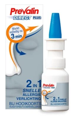 Prevalin Direct Plus Neusspray - Bij Hooikoorts - Hooikoorts Neusspray - 20ml