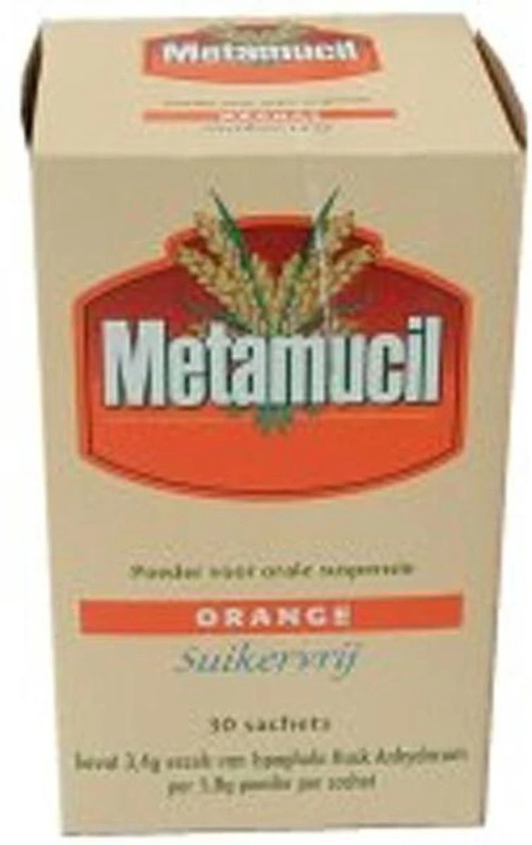 Metamucil Orange Suikervrij 3 Metamucil Orange Suikervrij
