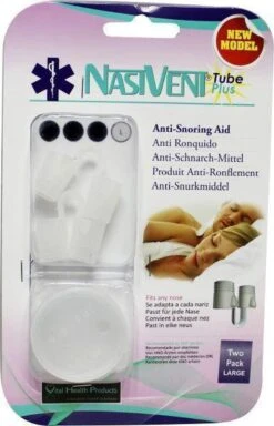 NasiVent Neus Dilator NasiVent Tube Plus - Two Pack Large - Anti Snurk Middel