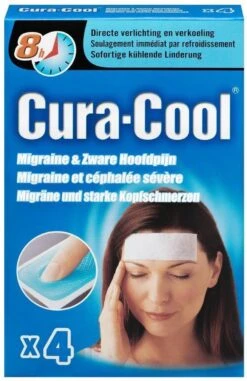 Cura Cool Migraine & Zware Hoofdpijn - Verkoelende Pleister - 4 Stuks 12 Cura Cool Migraine & Zware Hoofdpijn - Verkoelende Pleister - 4 Stuks -Zelfzorg Winkel 778x1200