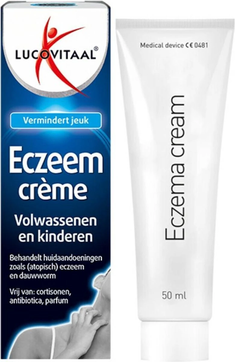 Lucovitaal - Eczeem Crème - 50 Millilter - 1 Stuk - Bodycrème - Eczeemzalf 5 Lucovitaal - Eczeem Crème - 50 Millilter - 1 Stuk - Bodycrème - Eczeemzalf - Afbeelding 3