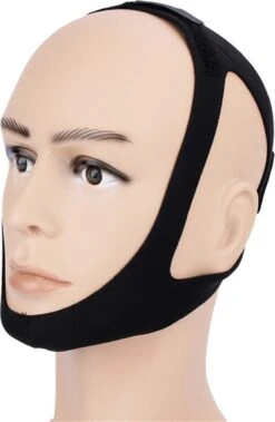 Merkloos Anti-Snurk Kinband, Snurkband, Hoofdband Tegen Snurken