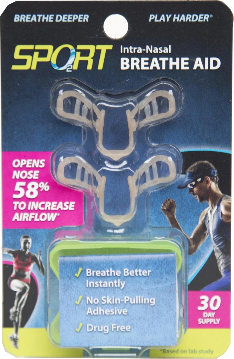 Sport Breathe Aid |Neusspreider | 2 Stuks | One Size Fits All 3 Sport Breathe Aid |Neusspreider | 2 Stuks | One Size Fits All