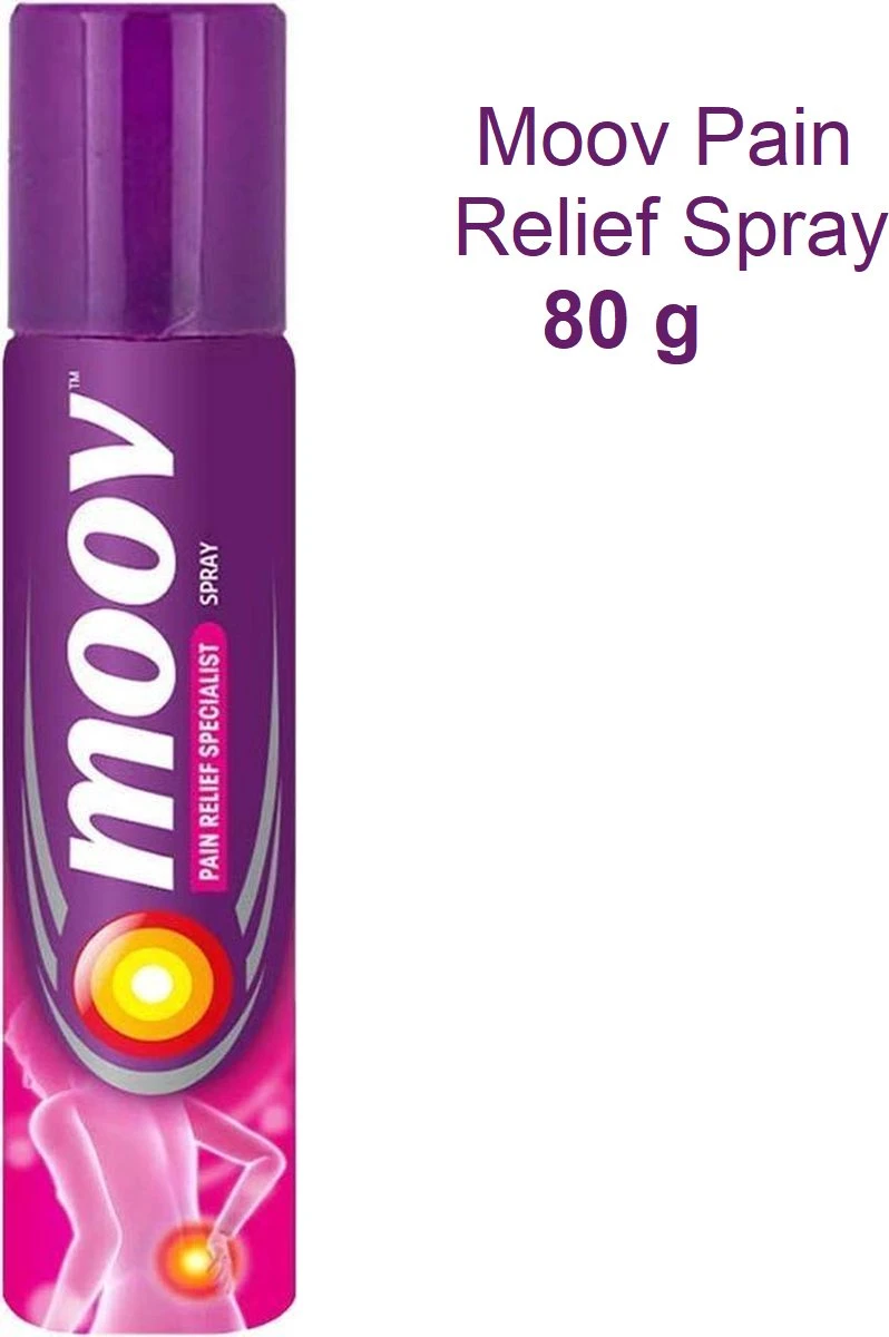 Moov Pijn Verlichtende Spray - 100% Ayurvedisch - 80 Gram - Moov Pain Relief Spray - Helpt Spieren Ontspannen - 80 G 3 Moov Pijn Verlichtende Spray - 100% Ayurvedisch - 80 Gram - Moov Pain Relief Spray - Helpt Spieren Ontspannen - 80 G