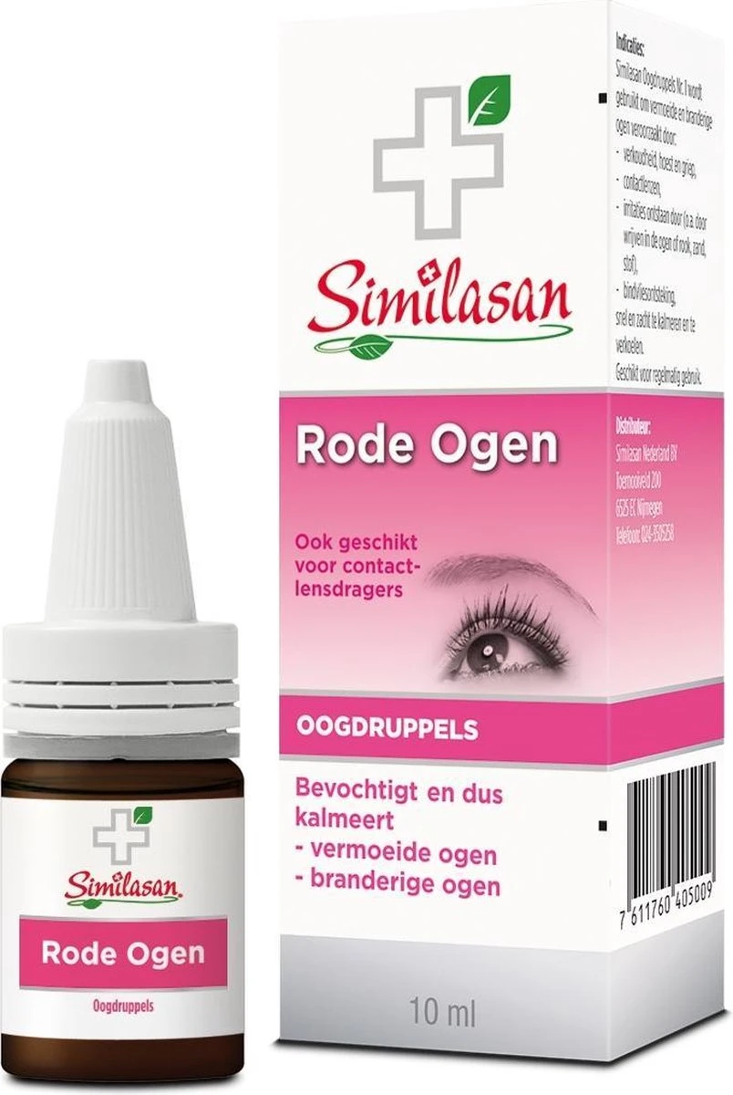 Similasan Rode Ogen Oogdruppels (Nr 1.) 4 Similasan Rode Ogen Oogdruppels (Nr 1.) - Afbeelding 2