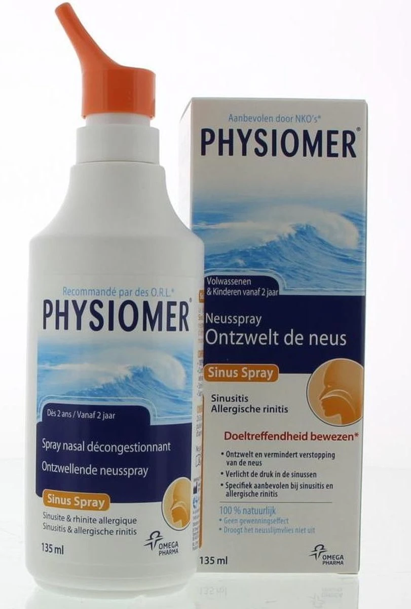 Physiomer Sinus Spray - Neusspray - 135ml 6 Physiomer Sinus Spray - Neusspray - 135ml - Afbeelding 4