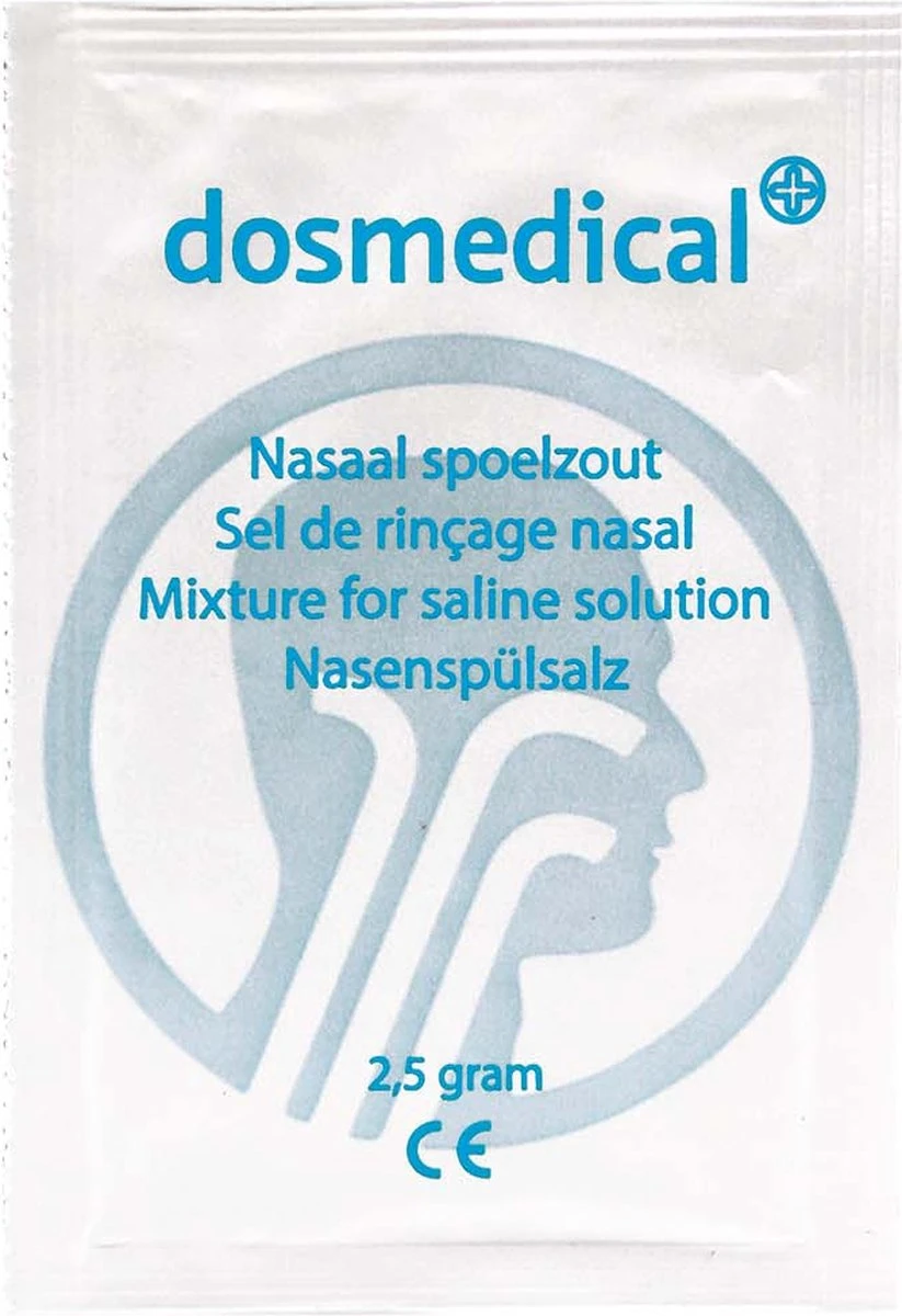 Dos Medical Nasaal Spoelzout - 100 Sachets - Bij Verkoudheids- En Allergieklachten 3 Dos Medical Nasaal Spoelzout - 100 Sachets - Bij Verkoudheids- En Allergieklachten