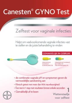 Canesten Gyno Test - Zelftest Voor Vaginale Infecties - 1 Stuks -Zelfzorg Winkel 835x1200 2