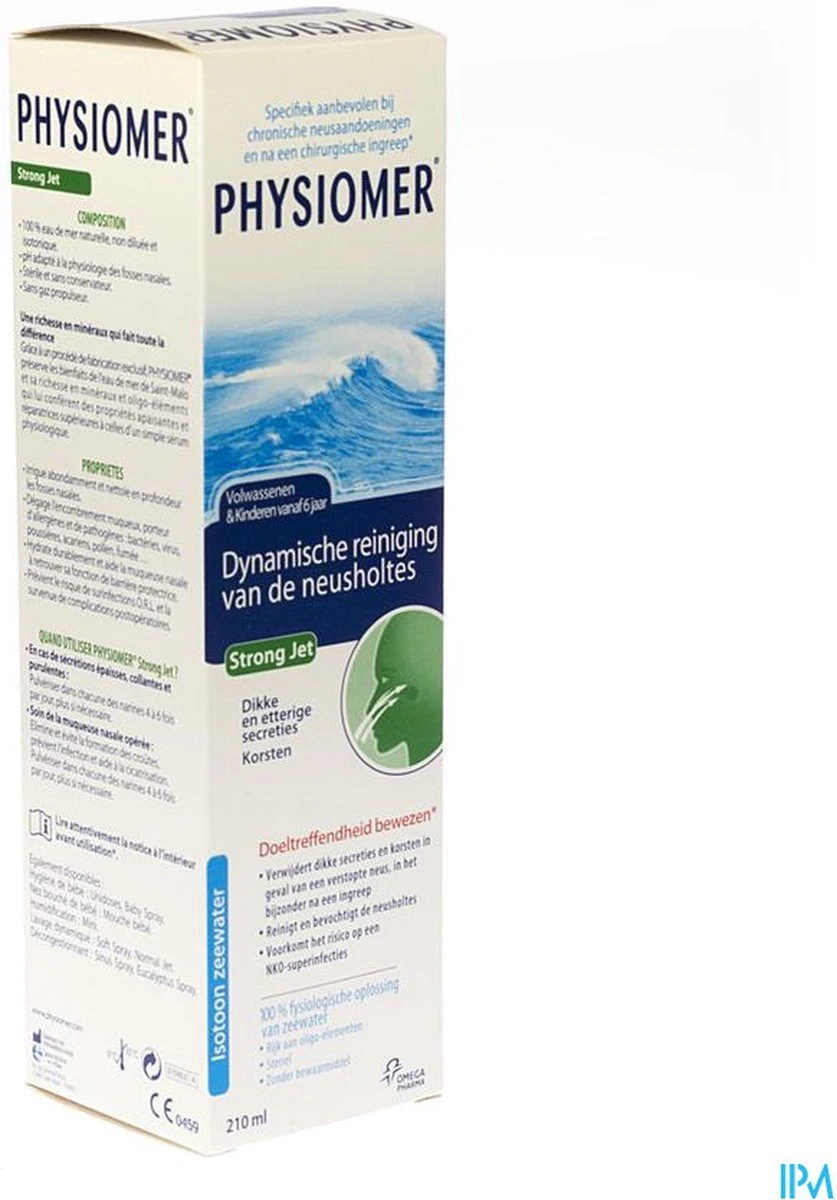 Physiomer Strong Jet - Neusspray - 210ml 9 Physiomer Strong Jet - Neusspray - 210ml - Afbeelding 7