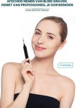 V-Goods Professionele Oorsmeer Verwijderaar - Oorreiniging - + 8 GRATIS Opzetstukjes - Oorreiniger - Met HD-Camera, Licht En App -Zelfzorg Winkel 840x1200 1