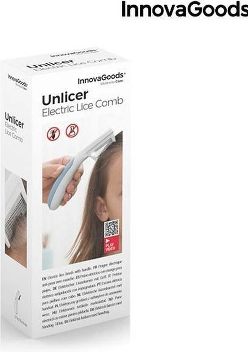 Innovagoods - Elektrische Luizenkam - Luizenbestrijding - Netenkam - Met Accessoires - Geen Geurtjes Of Chemicaliën 11 Innovagoods - Elektrische Luizenkam - Luizenbestrijding - Netenkam - Met Accessoires - Geen Geurtjes Of Chemicaliën - Afbeelding 9