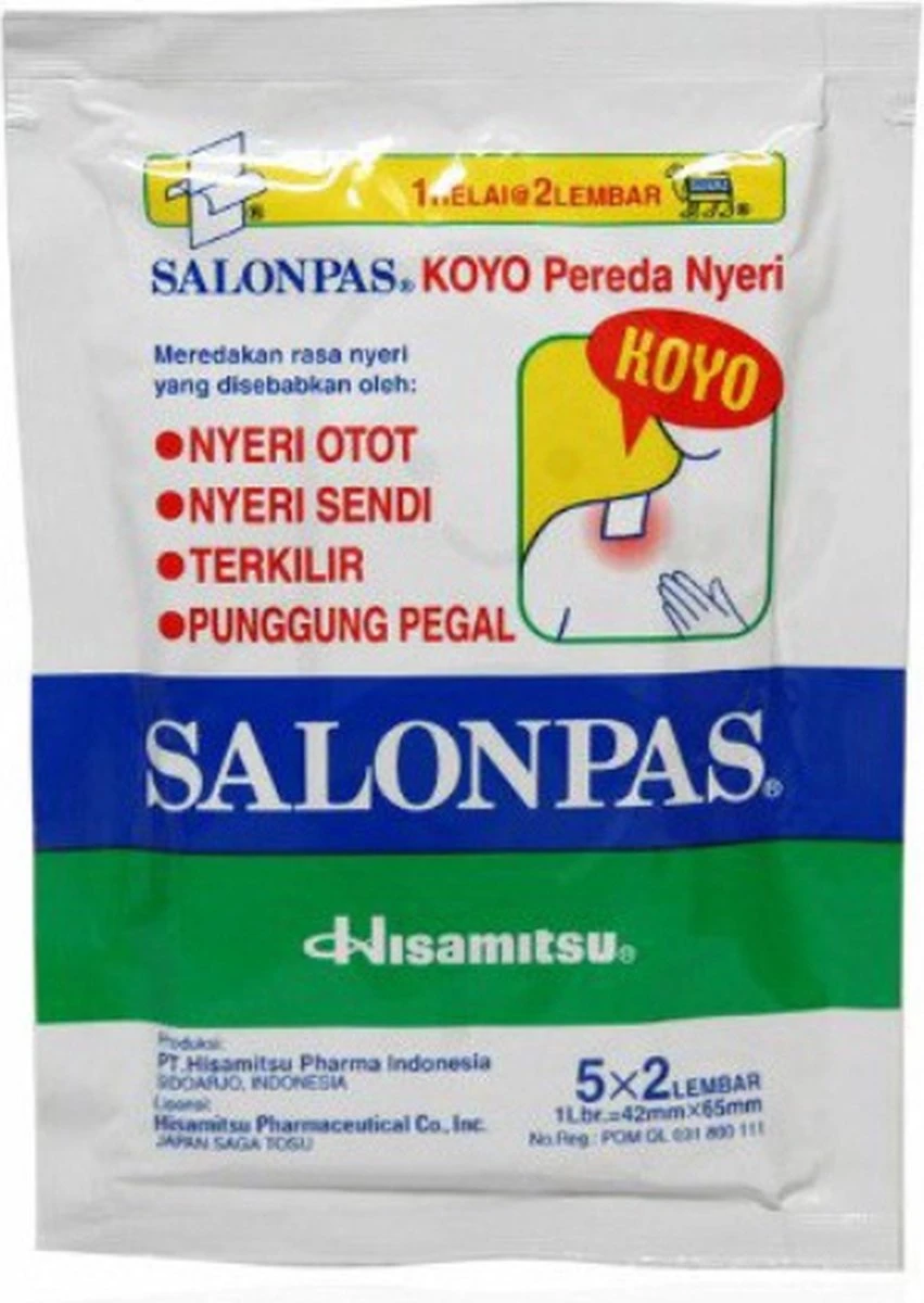 SALONPAS WARMTE PLEISTERS 3 SALONPAS WARMTE PLEISTERS