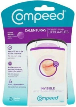 2x Compeed Lipblaasjes Patch 15 Stuks
