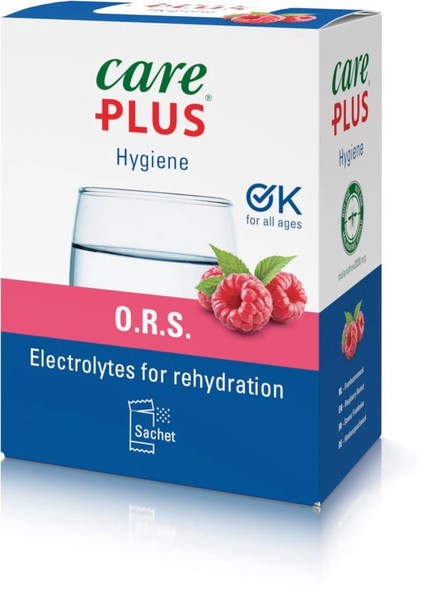 Care Plus O.R.S. Voor Kinderen - Framboos 3 Care Plus O.R.S. Voor Kinderen - Framboos