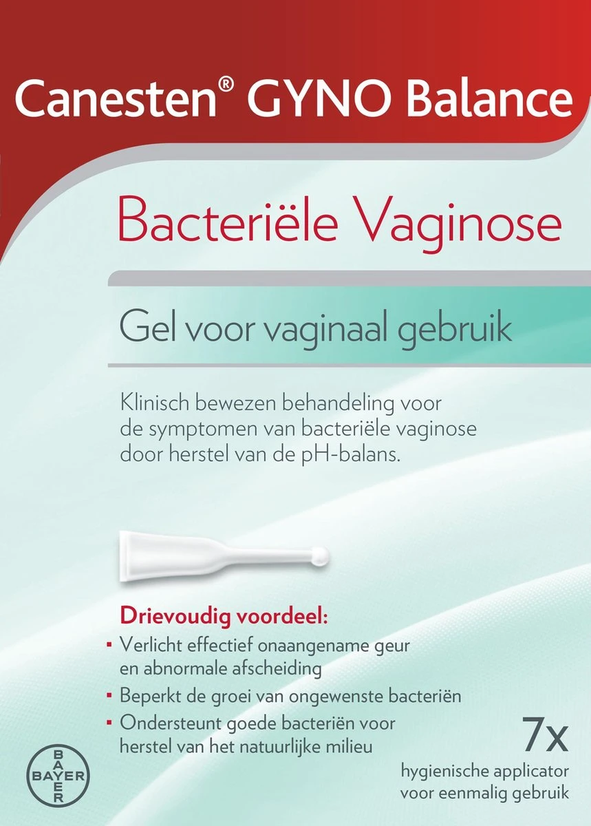 Canesten Gyno Balance Gel - Bij Bacteriele Vaginose - 7 Stuks 3 Canesten Gyno Balance Gel - Bij Bacteriele Vaginose - 7 Stuks