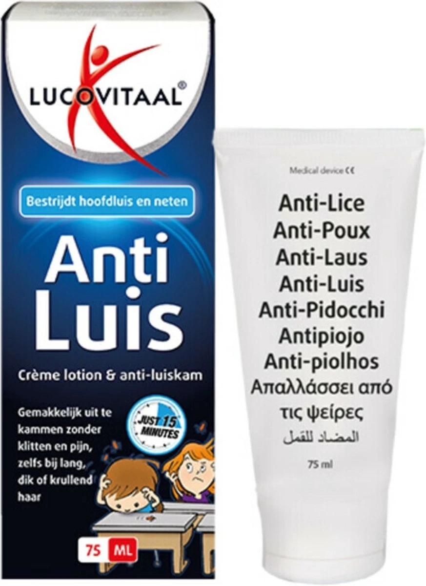 Lucovitaal - Anti-luis Crème Lotion - 75 Milliliter - 1 Stuk - Luizenlotion 8 Lucovitaal - Anti-luis Crème Lotion - 75 Milliliter - 1 Stuk - Luizenlotion - Afbeelding 6